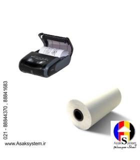 رول حرارتی 8 سانتیمتری 15 متری مخصوص فیش پرینترهای قابل حمل