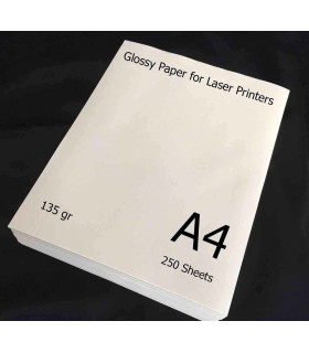 گلاسه لیزری 135 گرم A4