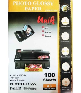 فتوگلاسه 150 گرم A3 - Unik