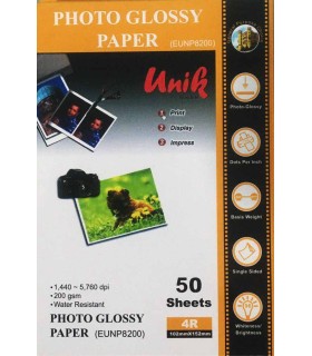 شیت کاغذ چاپ عکس 10*15 - Unik