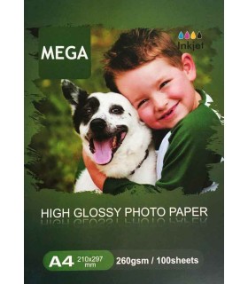 فتوگلاسه 260 گرم 100 برگی - Mega