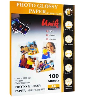 فتوگلاسه 115 گرم A4 - Unik
