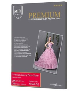 فتوگلاسه 260 گرم 20 برگی - MIR