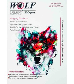 فتوگلاسه 200 گرم A4 - Wolf