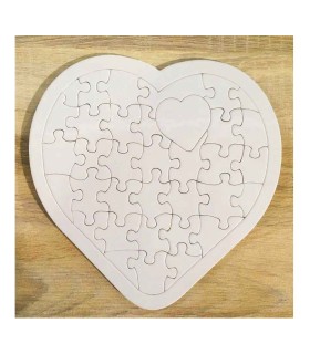 پازل گلاسه قلبی سابلیمیشن