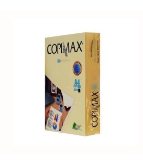 کاغذ رنگی 80 گرم کپی مکس A4 - زرد