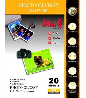 فتوگلاسه 130 گرم A4 - Unik