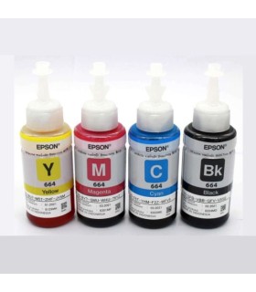 ست چهار رنگ جوهر فابریک 70ml اپسون 664