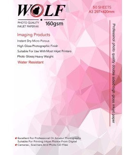 فتوگلاسه 160 گرم دورو A3 - Wolf