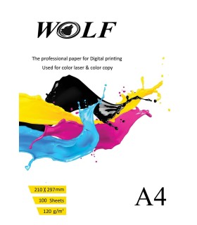 کاغذ عروسکی 120 گرم A4 - Wolf