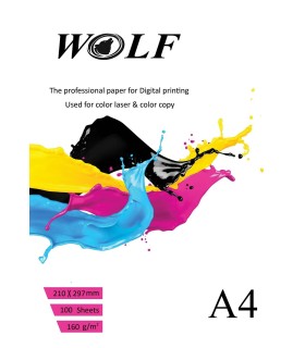 کاغذ عروسکی 160 گرم A4 - Wolf