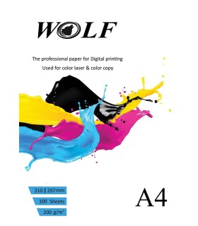 کاغذ عروسکی 200 گرم A4 - Wolf