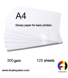 گلاسه لیزری 300 گرم A4