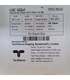 لیبل مات لیزری A3 - Novajet