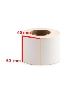 لیبل پی وی سی 60*40 میلیمتر - 1000 تایی