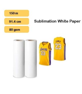 رول سابلیمیشن 80 گرم عرض 90 - 150 متری