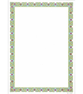 کاغذ گلاسه تذهیب A4 - کد 503