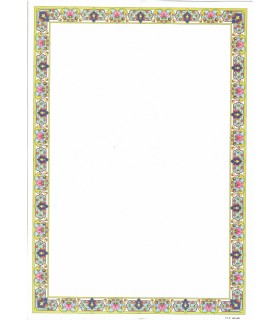 کاغذ گلاسه تذهیب A4 - کد 508