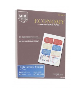فتوگلاسه 135 گرم پشت چسبدار 50برگی A4 - MIR