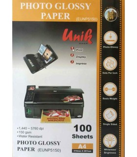 فتوگلاسه 150 گرم A4 - Unik